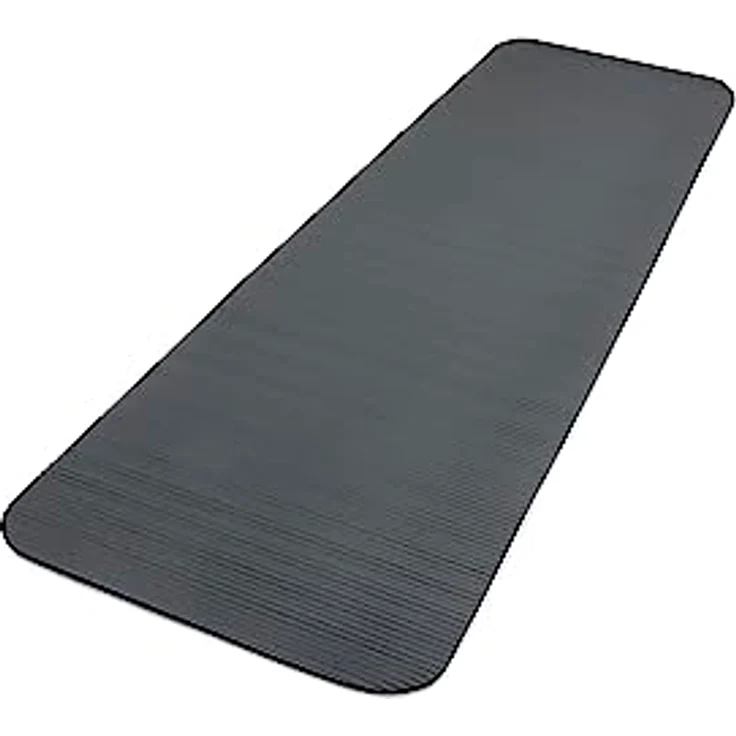 Reebok Training Mat - 10mm - Black, Yogamatte mit gepolsterter Oberfläche aus NBR-Schaumstoff – Bild 3