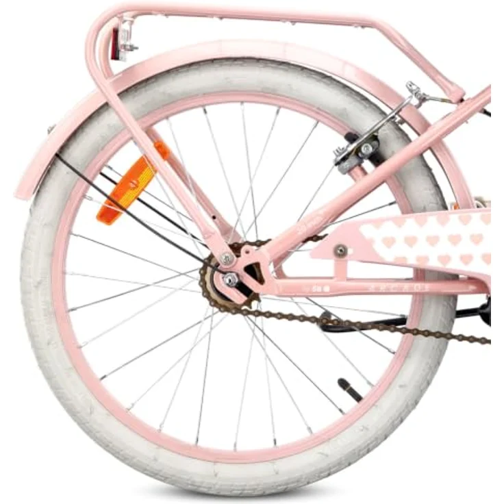 Sun Baby Silver Moon 20 Zoll Mädchenfahrrad, 1-Gang V-Brake, Rosa – Bild 5