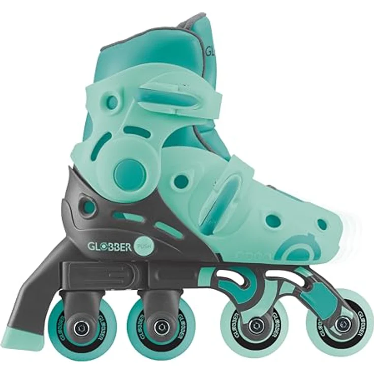 Authentic Sports Globber - 2in 1 Learning Skates - mint - Gr. 26-29, verstellbare Größe, Quad-Skate und Inline-Skate, ABEC 5 Kugellager – Bild 4