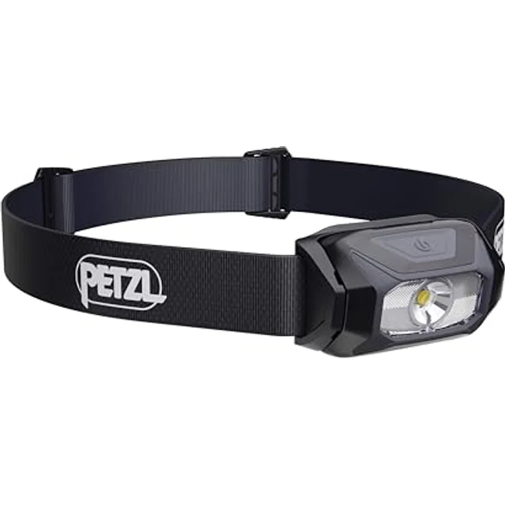 PETZL TIKKINA LAMP, Kompakt-Stirnlampe mit 300 Lumen, schwarz, 3 Leuchtstufen – Bild 1