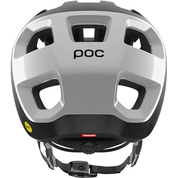 Poc Cularis, Velohelm in Uranium Black Matt und Hydrogen White, 55 - 58 cm, mit optimaler Belüftung und robustem Polycarbonat – Bild 4