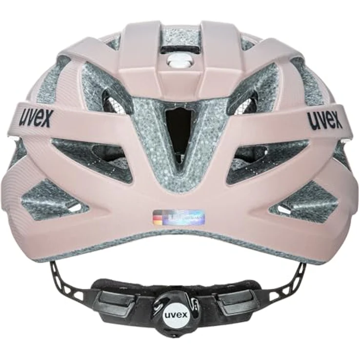 Uvex I-VO CC Helm, Fahrradhelm mit optimaler Belüftung und individuellem Anpassungssystem, grau-pink matt, Größe 56-60 cm – Bild 2