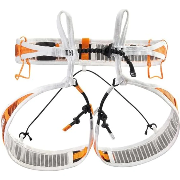 Petzl Fly, Klettergurt (M) mit FUSEFRAME-Technologie, abnehmbaren Polstern und Eisschraubenhalterung, 130 g – Bild 1