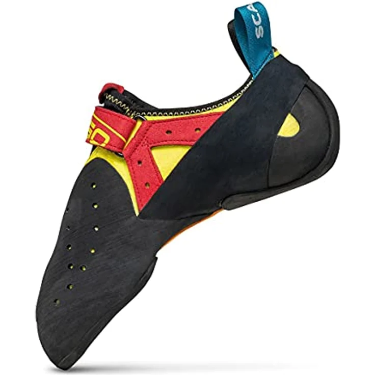 Scarpa Drago, Unisex Kletterschuhe mit abriebfester Gummisohle, Größe 42.5, Gelb – Bild 4