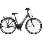 Fischer E-Bike City, CITA 5.0i Elektrofahrrad für Damen und Herren, Mittelmotor 50 Nm, 36 V Akku im Rahmen, schiefergrau matt, 28 Zoll