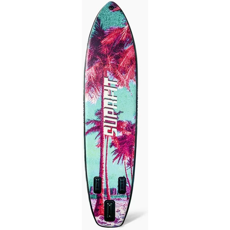 SF SUPRFIT Inflatable SUP-Board Miami Mint, Touring Komplettset mit 330 × 79 × 15 cm, 140 kg Tragfähigkeit, robustem Double Layer PVC und EVA Anti-Rutsch-Pad