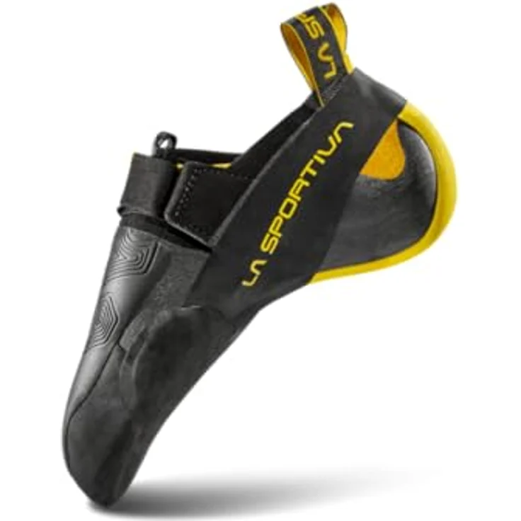 La Sportiva Theory, Herren Kletterschuhe, Mikrofaser und Veloursleder, Vibram-Sohle, Gelb, Größe 41.5 – Bild 5
