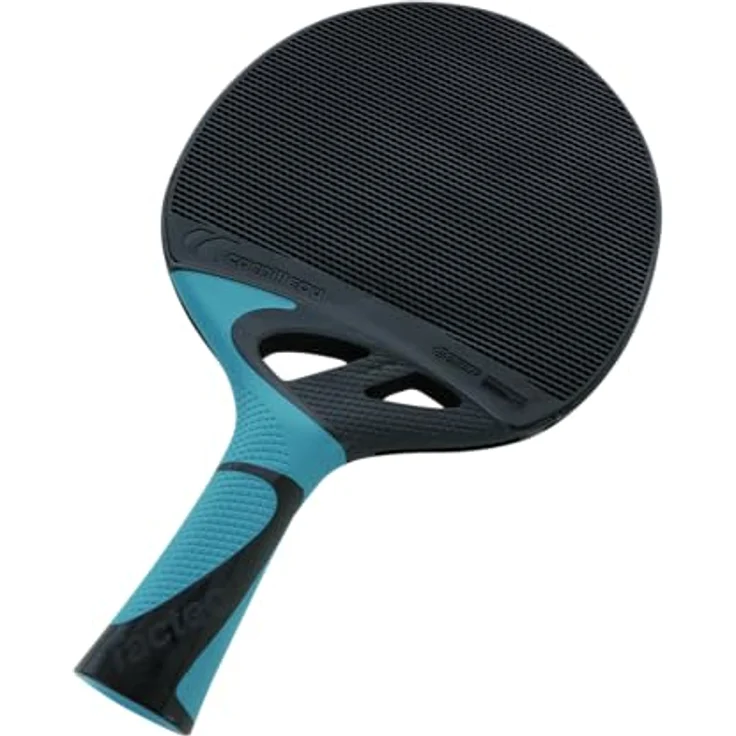 Cornilleau Tacteo 50, Tischtennisschläger für Outdoor, schwarz-blau, robust und wetterfest, ergonomischer grip – Bild 4