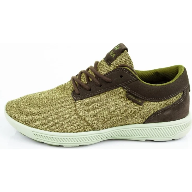 Supra Hammer Run, Laufschuhe aus hochwertigen Textilmaterialien und Leder, grün