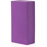 Yogaklotz ASANA BRICK, lila, Yogablock, praktisches Yogazubehör, Yoga Hilfsmittel auch für Anfänger