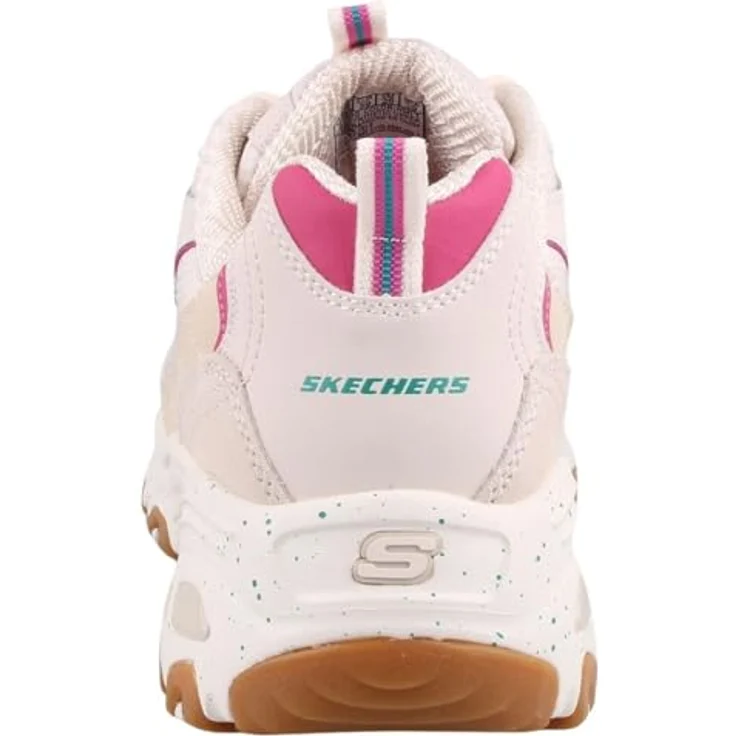 Skechers D'Lites - Bold Views, Halbschuhe für Damen aus Textil und Naturleder, Schnürverschluss – Bild 7