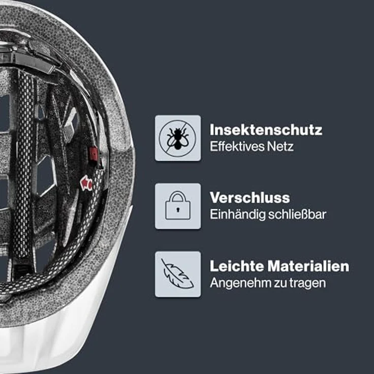 Uvex i-vo cc, Leichter Allround-Fahrradhelm mit MIPS, Belüftungssystem und 3D IAS Anpassung, mattweiß, Größe 52-57 – Bild 3
