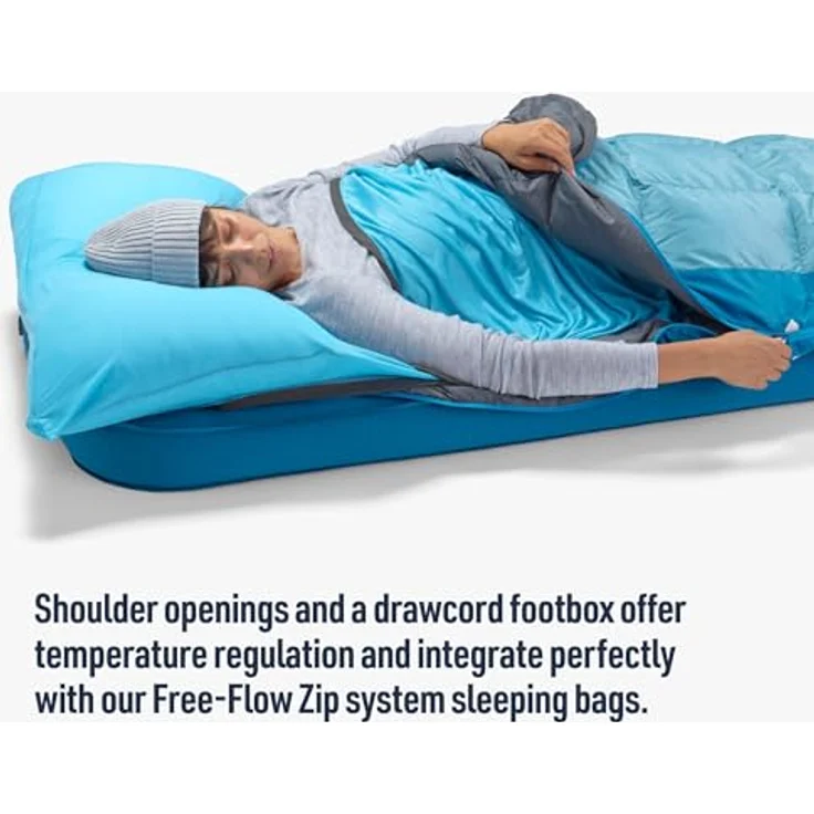 Sea To Summit Breeze Liner Rechteck, Schlafsack-Inlett aus Coolmax EcoMade mit HeiQ-Fresh-Technologie, komfortabel und geruchsfrei – Bild 4