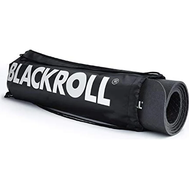 Blackroll Yogamatte 5 mm, rutschfeste Trainingsunterlage mit optimaler Dämpfung, schwarz – Bild 4
