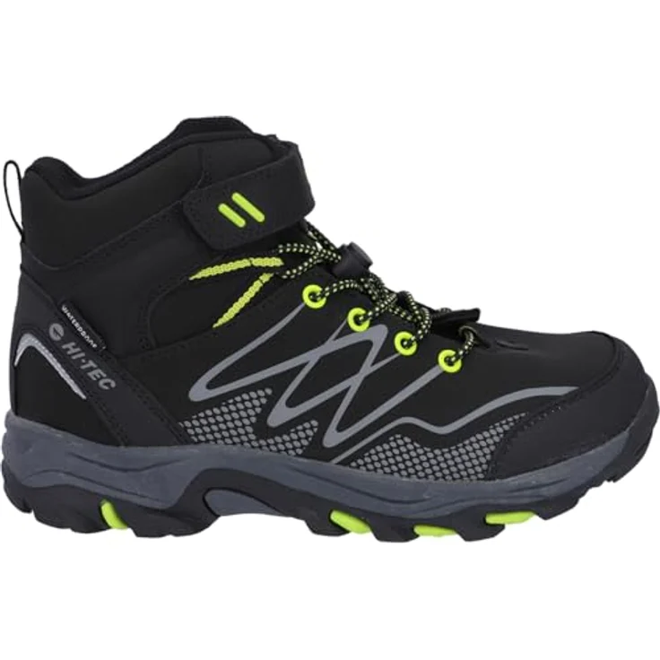 Hi-Tec Hi-Tec Blackout Mid Wp Jr, wasserdichter Outdoorschuh mit Klett-/Schnürkombination für Kinder – Bild 3