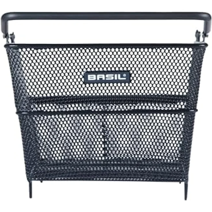 Basil Cento Multi System Fahrradkorb, Schwarz – 21 Liter Volumen, wetterfest, kompatibel mit MIK und Racktime – Bild 3