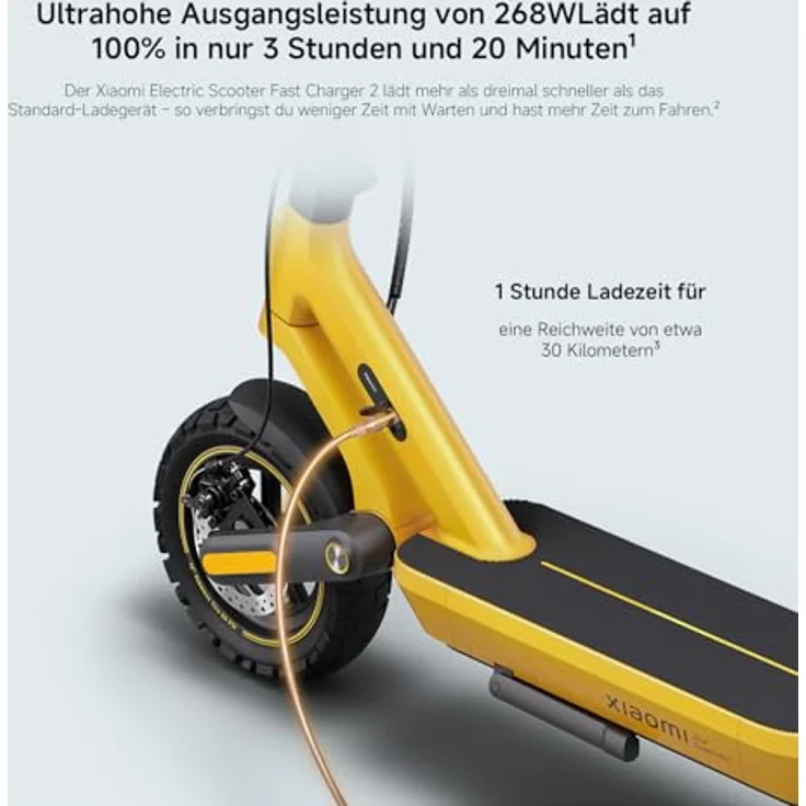 Xiaomi BHR08USGL, Batterieladegerät für Elektroroller, Schwarz, kompatibel mit 6Ultra/6Max, 180 mm x 40 mm – Bild 3