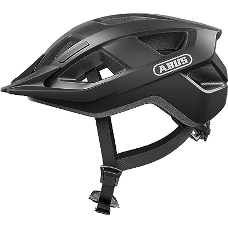 ABUS Fahrradhelm Aduro 3.0 - Dunkelgrau, Größe M - City-Helm für Damen und Herren, sportlich und stilsicher, optimierte Ventilation und LED-Lichtoption