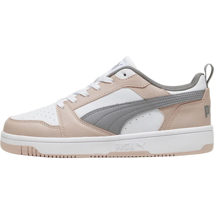 PUMA Rebound v6 Low Unisex Sneaker, rosa, aus getrommeltem Leder mit Gummi-Außensohle, Größe 38.5 – Bild 1