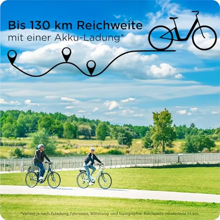 Zündapp E-Bike Z503 City, 28 Zoll, 7-Gang, Vorderradmotor 250 W, 522 Wh, weinrot – Bild 3