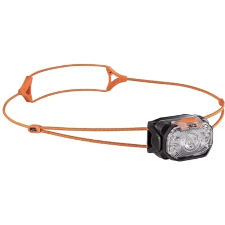 PETZL SWIFT LT, Ultraleichte Stirnlampe mit 380 Lumen, USB-C wiederaufladbar, schwarze Farbe – Bild 1