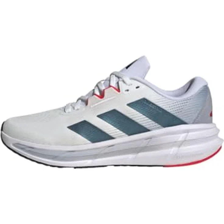 adidas Laufschuhe JQ5081 für Herren, atmungsaktiv, neutral, Cloud White/Core Black/Pure Ruby – Bild 1