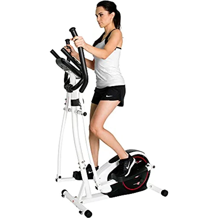 Christopeit Sport Crosstrainer CT 3 Silber – Ellipsentrainer - 8-stufiger Widerstand, Pulsmessung, 7kg Magnetbremssystem - Preisvergleich – Bild 3