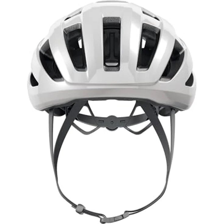ABUS Rennradhelm PowerDome MIPS - für Damen und Herren - Leichter Fahrradhelm mit cleverem Belüftungssystem und Aufprallschutz - Italien - Weiß Glänzend, Größe M – Bild 2