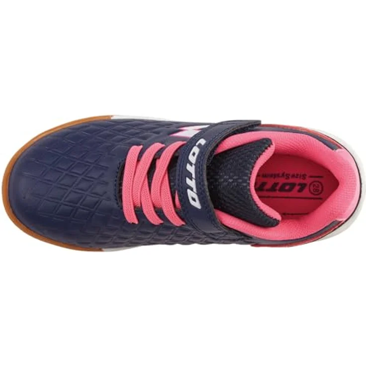 Lotto Dasher 2600920K5944, Laufschuhe Größe 26 EU, Navy/Fr.Pink, Klettverschluss, Synthetik – Bild 4