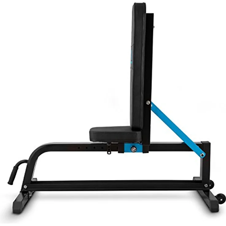 CAPITAL SPORTS Adjustar Hantelbank klappbar - Trainingsbank mit 7-Winkel-Rückenlehne, Schrägbank mit neigbarer Sitzfläche, 300 kg Tragkraft, Stahlrahmen, schwarz-blau – Bild 4