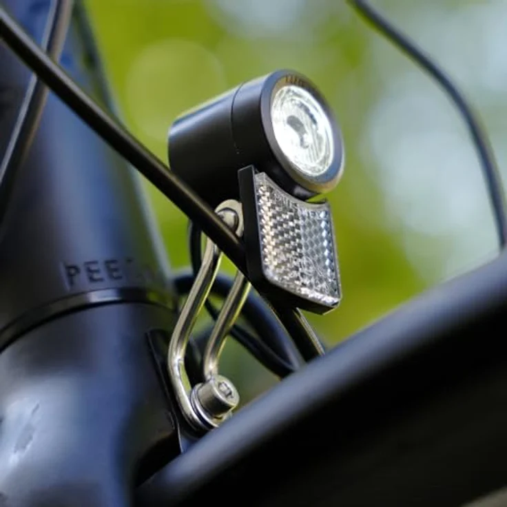 Prophete E-Bike Scheinwerfer 20 Lux, LED mit OSRAM-LED, Edelstahl-Halt, Dynamo geeignet, StVZO-konform – Bild 7