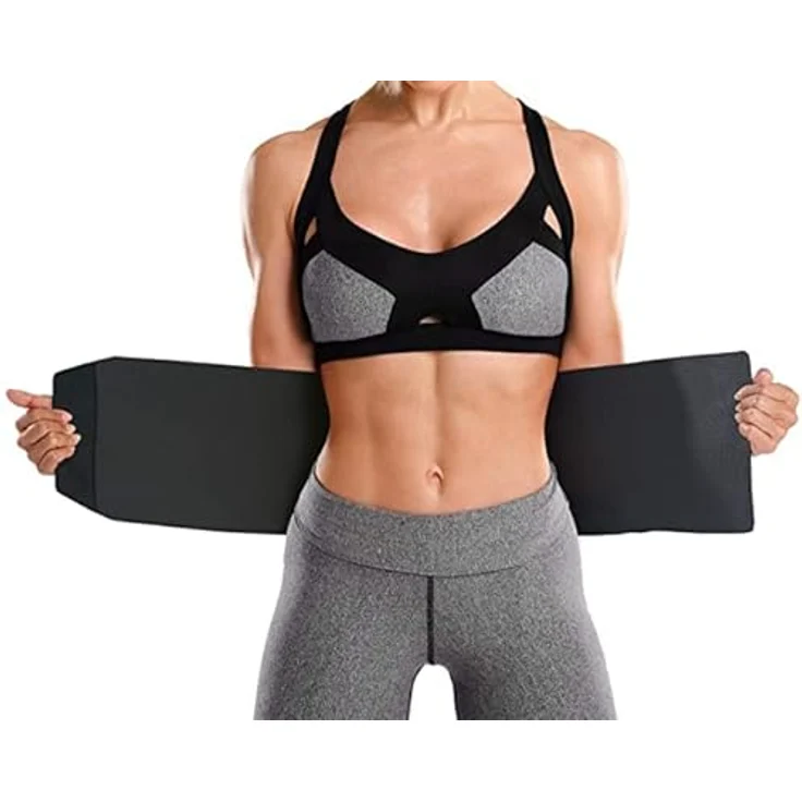 Bracoo SE22 extra-breiter Bauchweggürtel für Damen & Herren | Hot Belt & Schwitzgürtel | Waist Trimmer | Verstellbarer Taillengürtel für Fitness, Sport & Alltag | Schmerzlinderung & Abnehmen (L/XL) – Bild 2