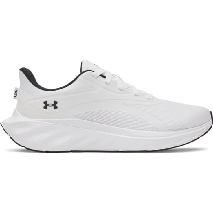 Under Armour Herren Ascend Laufschuhe 6009827 100, Atmungsaktives Mesh, Charged+ Dämpfung, Gummisohle, Weiß, Schuhgröße 41 EU – Bild 5