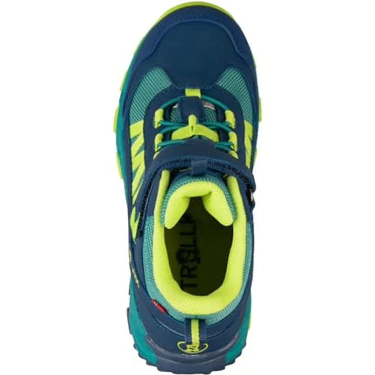 TROLLKIDS Kids Tronfjell Hiker Mid Wanderschuh, knöchelhoch, wasserdicht, Schnellschnürung mit Klettriegel, reflektierendes Element – Bild 6