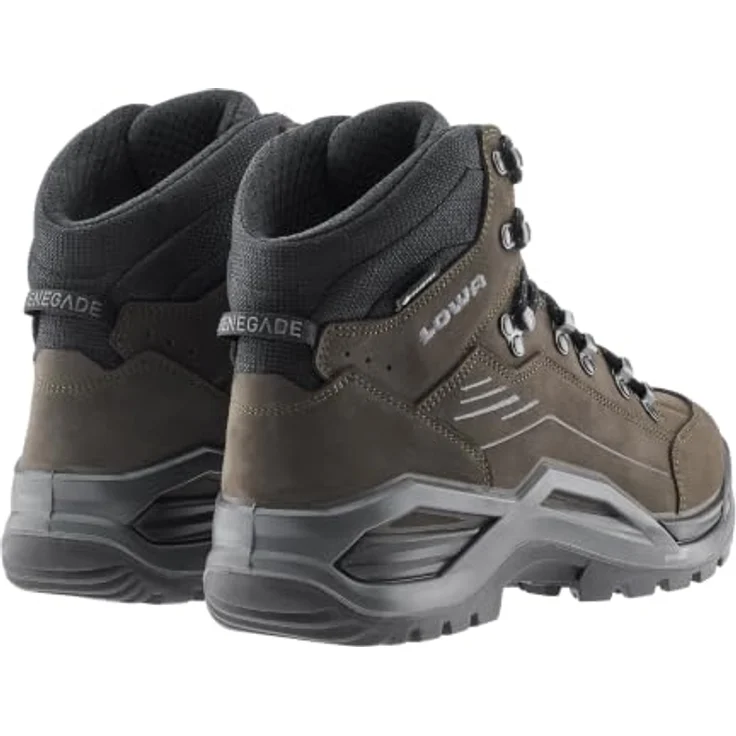 Lowa Renegade Evo GTX MID Wanderschuh, Leder, braun, Größe EUR 48,5, Schnürer – Bild 4