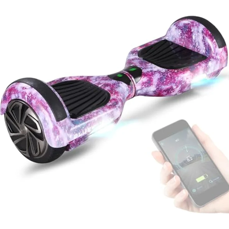 Bluewheel HX310s 6,5" Premium Hoverboard – Elektroboard mit LED, Bluetooth Lautsprecher, 700W Dual Motor, HX App-kompatibel, ideal für Kinder & Erwachsene, deutsche Qualitätsmarke – Bild 1