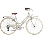 ALPINA Bike Bonneville Damen Stadtfahrrad Kamelgrau 46 cm, 6 Gang Shimano TY21, empfohlen für 1,73 - 1,90 m Körpergröße