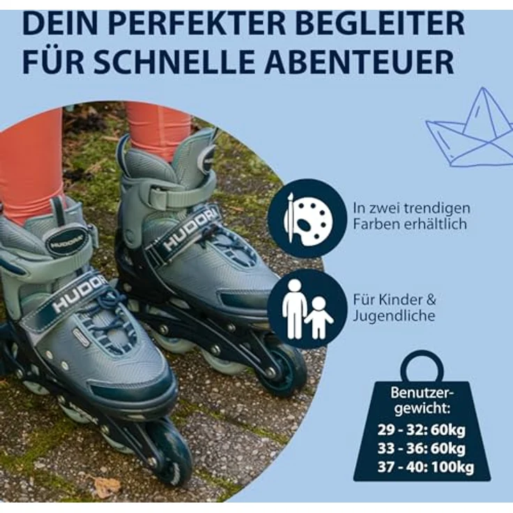 Hudora, Inline Skates, (33, 34, 35, 36) – Bild 6
