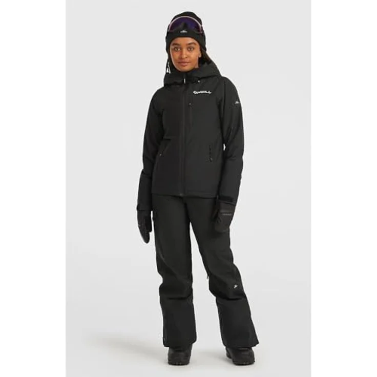 O'Neill FWC'Cruz Damen Skijacke, wasserdicht 10K/10K, mit Achselbelüftung und Schneefang, Schwarz, Größe M – Bild 8