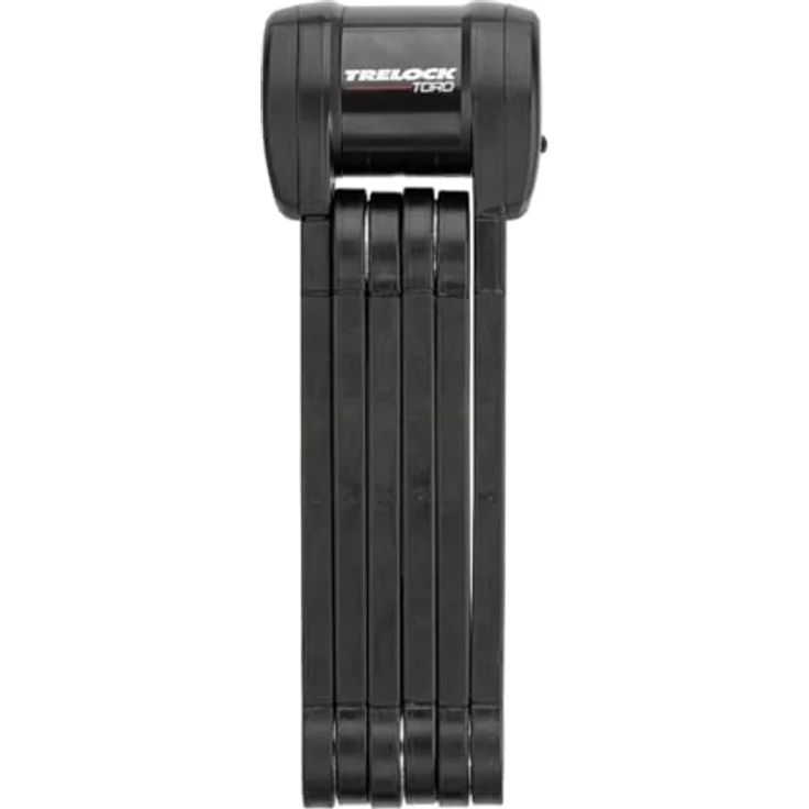 TRELOCK FS 580/90 TORO Faltschloss, 90 cm, Sicherheitsstufe 15, inkl. X-Press Halter mit Fach für Tracking Tag, Schwarz – Bild 4