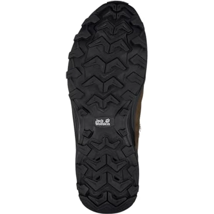 Jack Wolfskin Refugio Texapore Mid M, Herren Wanderschuhe, robustes Veloursleder, braun – Bild 7