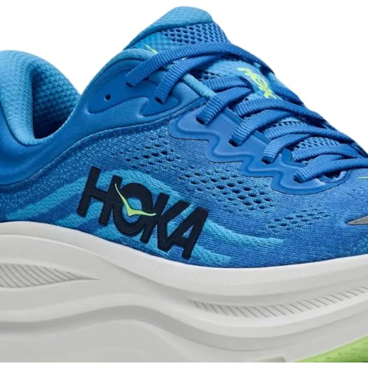 Hoka Bondi 9 Laufschuhe Herren, maximale Dämpfung und atmungsaktives Mesh-Obermaterial, blau – Bild 6