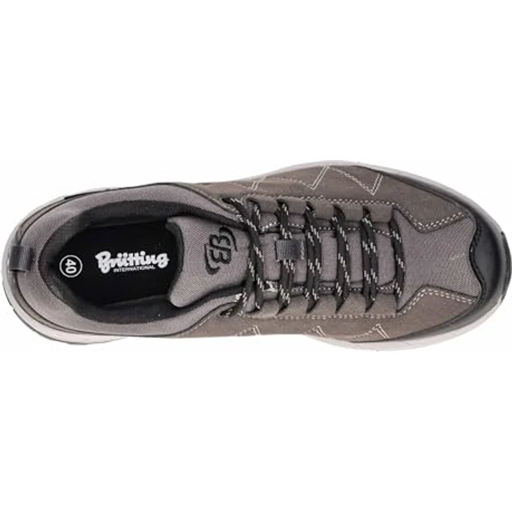 Brütting Kansas, Herren Wanderschuhe, robustes Synthetik-Obermaterial, herausnehmbare Innensohle, braun, Größe 41 – Bild 5