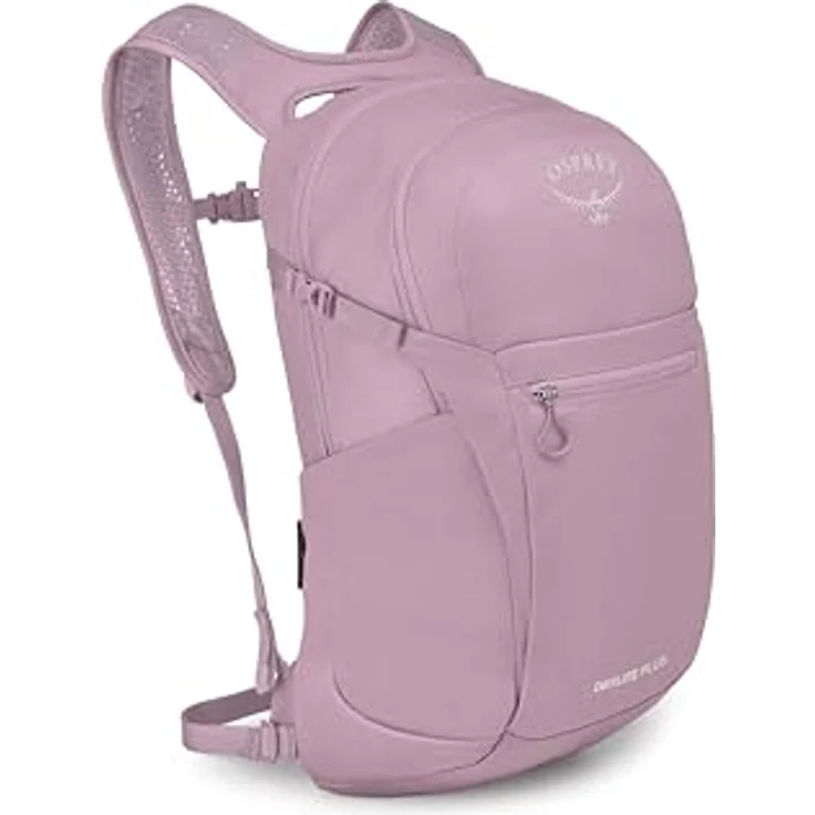 Osprey Daylite Plus, Wanderrucksack in Iris Pink mit erweiterbarem Stauraum – Bild 1