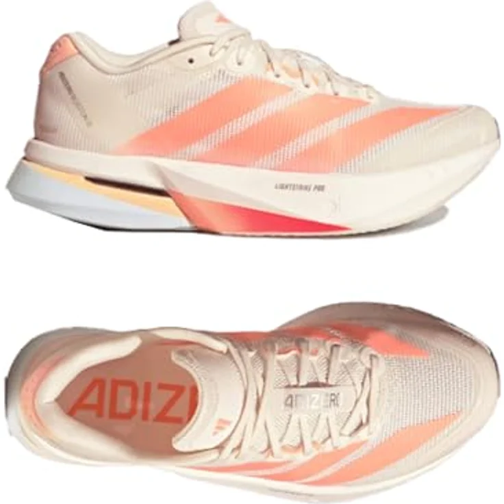adidas Adizero Boston 13, Laufschuhe für Damen mit atmungsaktivem Mesh-Obermaterial, Lightstrike Pro Dämpfung und Continental Gummi-Außensohle – Bild 6