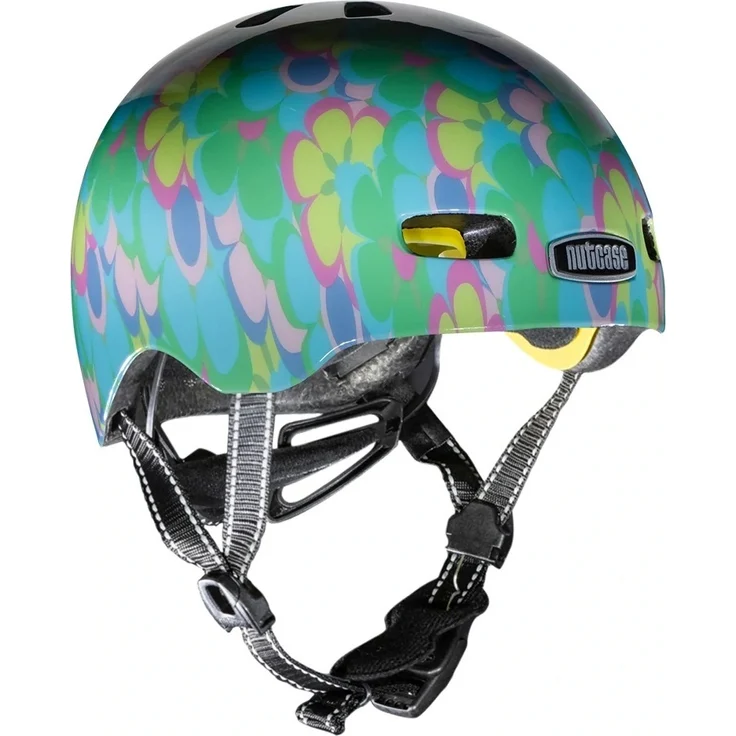 NUTCASE Baby Nutty, Kinder-Fahrradhelm mit MIPS-Technologie, leichte Polycarbonat-Schale, Petal To Metal
