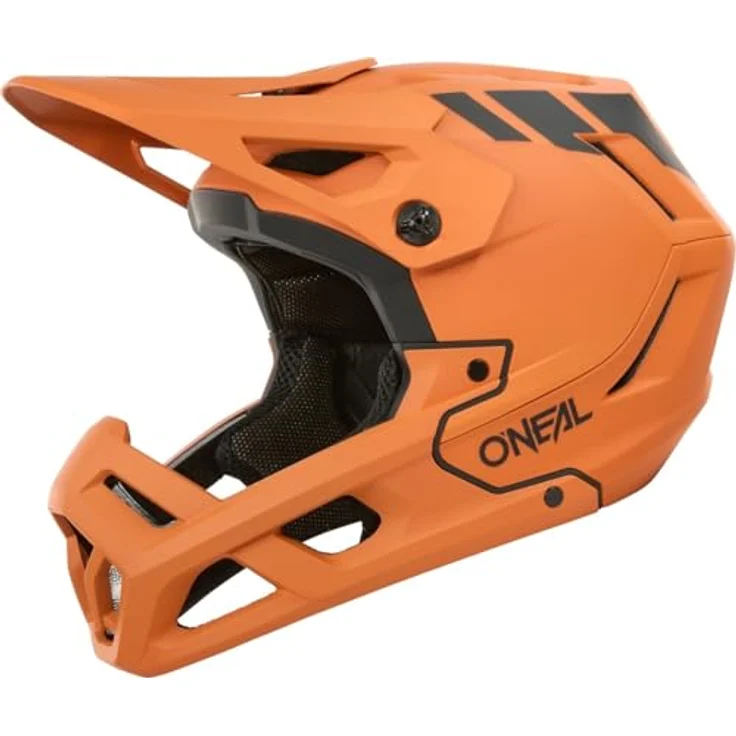 O'Neal SL1 CREST, leichter Enduro Full-Face Helm, orange/schwarz, L (59/60 cm) mit optimaler Belüftung und Fidlock Magnetverschluss – Bild 8