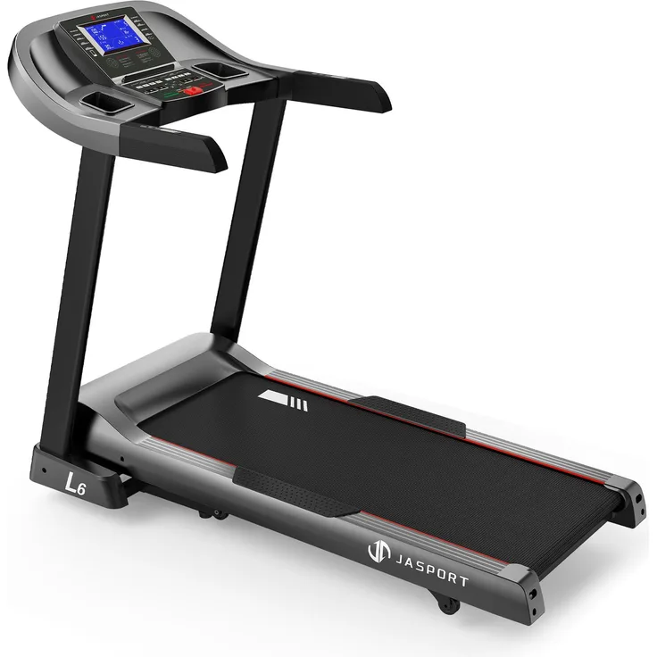 JASPORT L6 Laufband klappbar, 4.0 PS DC-Motor, 20 km/h, 0–15 % Steigung, 1200×500 mm Lauffläche, LCD-Display, Bluetooth-Lautsprecher, max. Benutzergewicht 120 kg