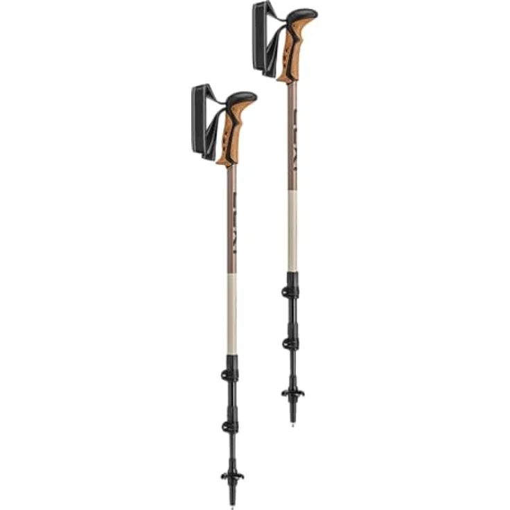LEKI Khumbu, Ultraleichter Trekkingstock mit ergonomischem Griff und verstellbarer Schlaufe, Aluminium HTS 6.5 – Bild 2