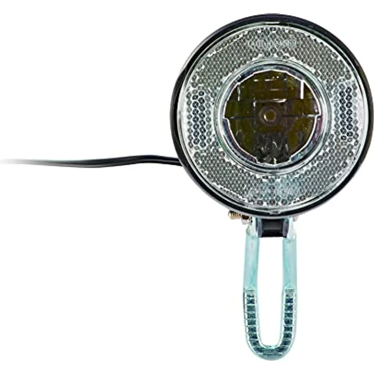 Prophete Fahrradbeleuchtung, LED-Frontlicht 1W-LED 15 Lux, schwarz – Bild 3